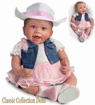 Chesney Lifelike So Truly Real baby doll by Linda Murray, from Ashton Drake