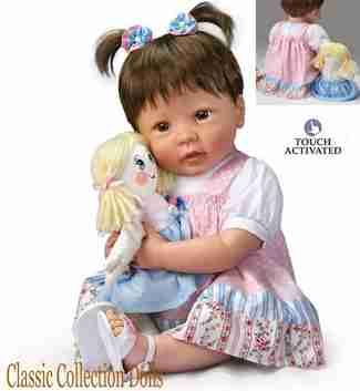 The Linda Murray 'Molly And Rags' Pull String Baby Doll from The Ashton-Drake Galleries