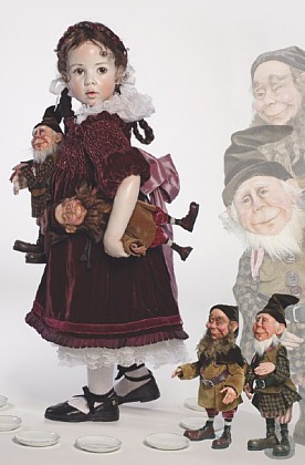 Snow White2010 Wax over Porcelaine Doll by Hildegard Gunzel