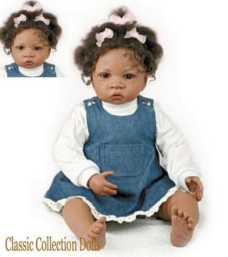 Jasmine at 1.5 years So Truly Real Baby Doll from Ashton Drake