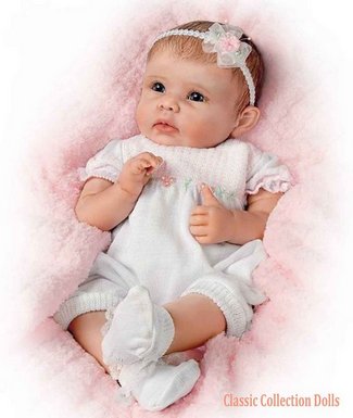 Olivia's Gentle Touch Baby Doll from Ashton Drake