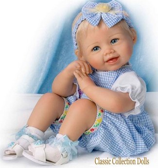 Madison - Lifelike Poseable Baby Girl Doll from Ashton Drake